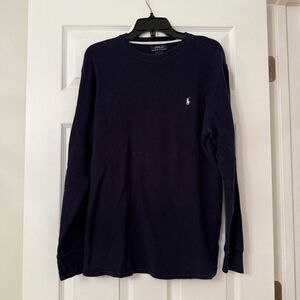 Polo Ralph Lauren Navy Blue Thermal Long Sleeve